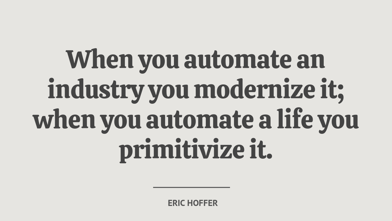  quote by Eric Hoffer
