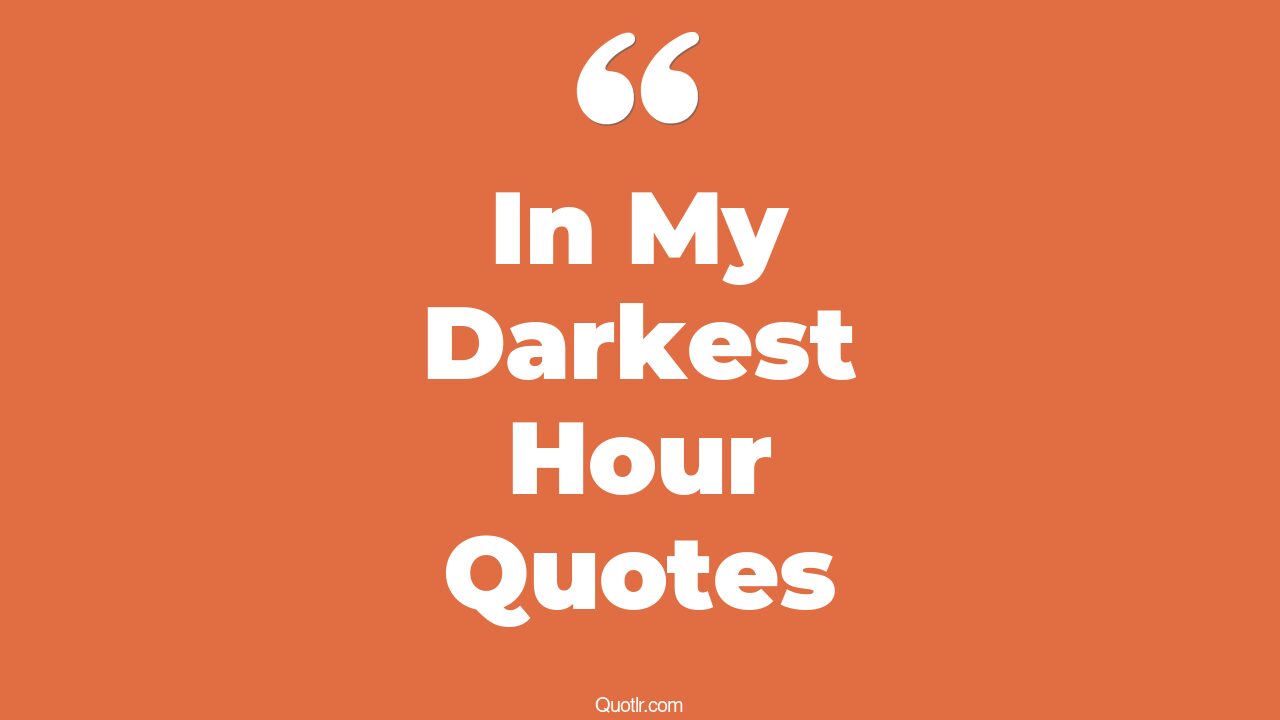 in my darkest hour song